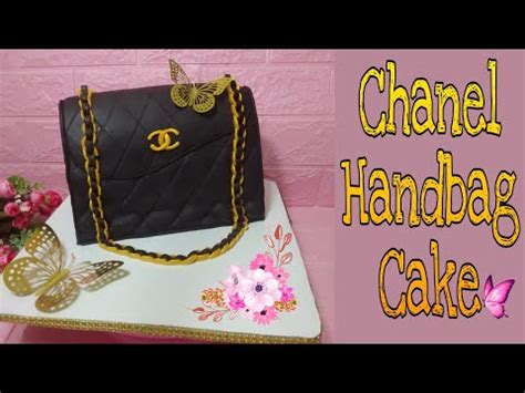 Chanel handbag cake tutorial